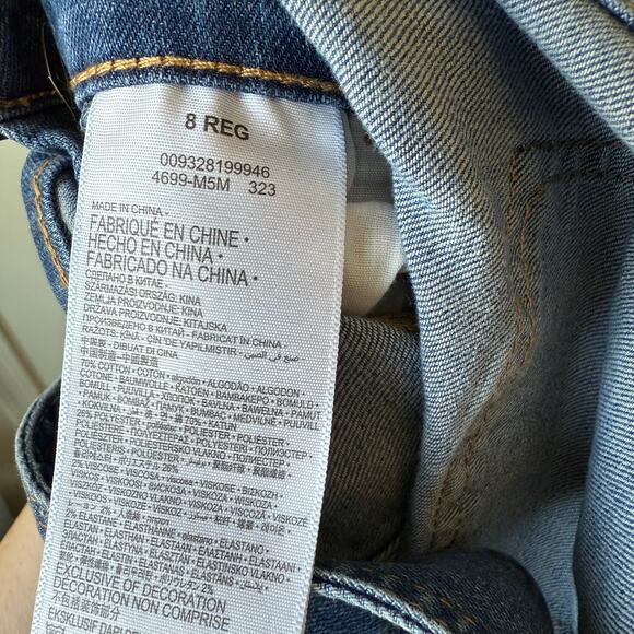 Levi's Denim Girlfriend Overalls Girls 8 - Picture 9 of 9